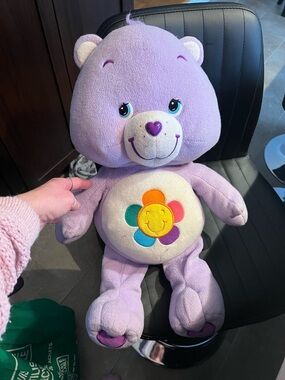 2004 Care Bear Plush Extra Large 26” Harmony Bear Purple Jumbo